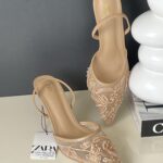 Escarpins Zara khaki